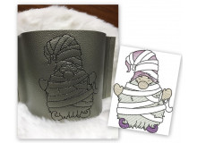 Stickdatei - Halloween Gnome 7 Mumie